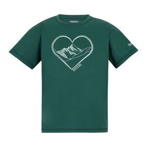 Regatta Childrens/Kids Aria Heart T-Shirt / Mediterranean Green